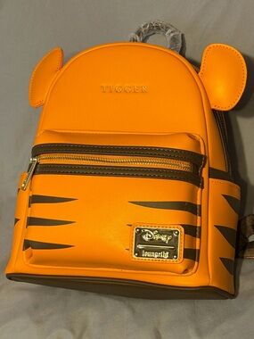Loungefly Tigger Orange and Black Mini Backpack
